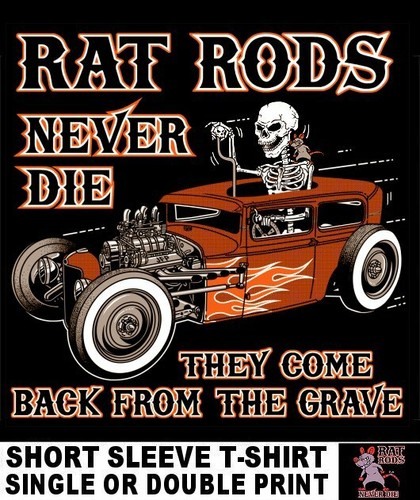 Old school hot rat street - old, rod