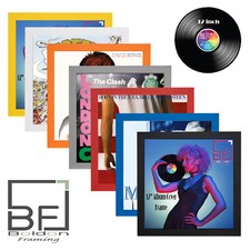 Vinyl Frame Wall Album Art Display Frame for LP 12" Record Cover Sleeve Black