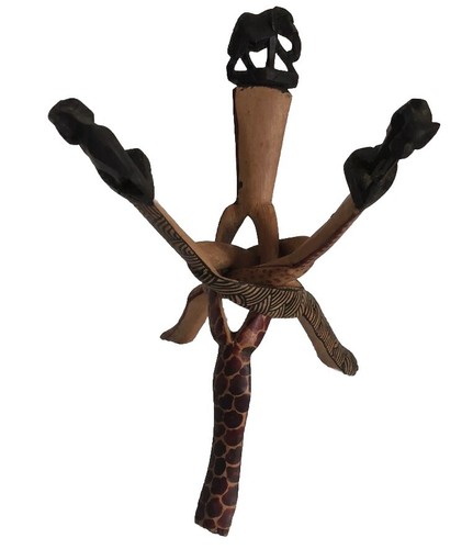 Carved interlocked wood - interlocked,