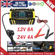 Car Battery Charger 12V 8A 24V