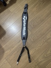 TaylorMade Golf Cart / Tour Staff Bag Shoulder Strap, Grey/White, heavy duty,VGC
