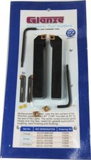 Pair of LH & RH Glanze Indexable Facing Tools with 4 Tips 16mm 777124