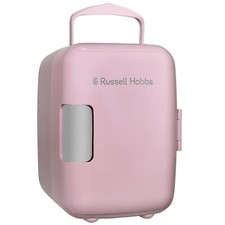 Russell Hobbs Mini Cooler Pink 4L Compact for Drinks Snacks & Makeup RH4CLR1001P