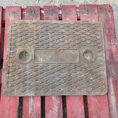Cast iron manhole - cast, 640mm