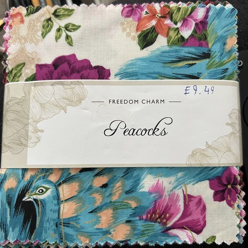 Fabric freedom peacock cotton - freedom,