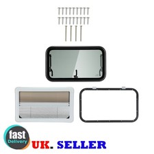 Caravan RV Cassette Window Motorhome Conversion Acrylic Hinged Flynet Screen