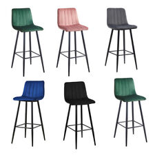 Set of 2 Velvet Chairs High