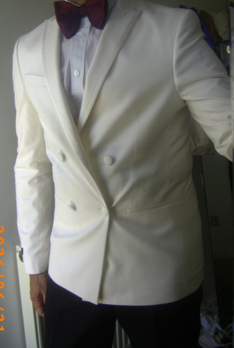 C38 double breasted cream - c38,