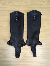 BNWOT Synthetic Leather Gaiters / Half Chaps with Diamante - CS *Free Postage*