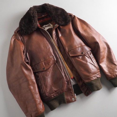 Schott flight jacket size - g-1,