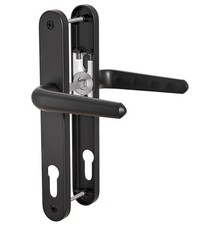 Mila satin black  Door Handle