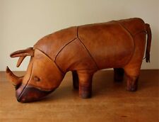 Vintage Leather Rhino Foot