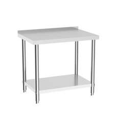 Catering Table Stainless Steel Work Table Kitchen Pre Food Worktop Backsplash