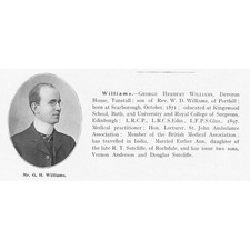 George Herbert Williams of