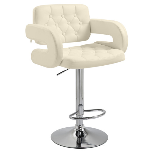 Adjustable bar stool - stool, pu