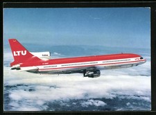LTU Lockheed L-1011 TriStar Aircraft in the Air, Postcard 