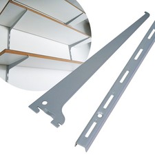 Shelf System Wall Shelf Wand-Schiene Regal-Träger Console Regal-Winkel IN Grey
