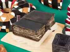 Handmade Leather Bound Vintage Journal Blank Spell Book of Shadows Antique Pages
