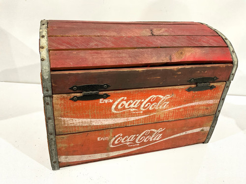 Coca cola wooden case crate - wooden, /