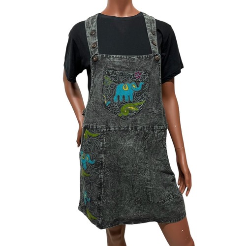 Grey elephant embroidered - grey,