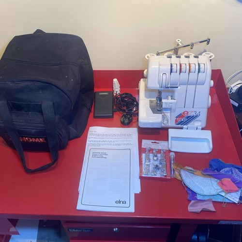 Elna ez34 overlocker - elna, sewing