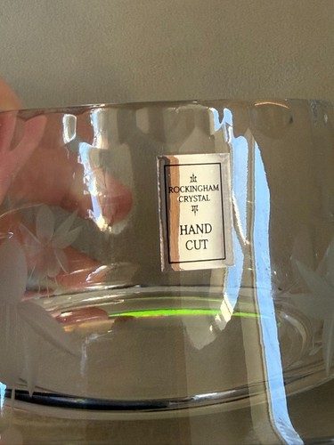 Rockingham crystal bottle - ,