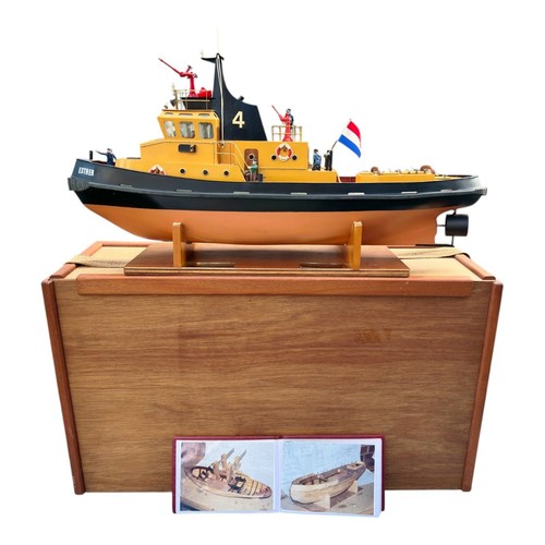 Scratch built model boat - built, rc