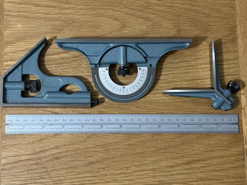 Combination square protractor - square,