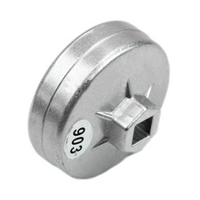 1x 74mm Flute Aluminum Oil Filter Wrench Socket Remover Tool Auto Accessories