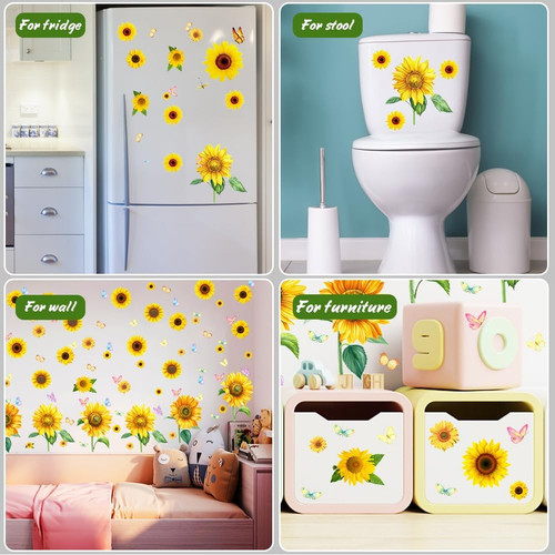 Wheelie bin stickers flowers - bin,