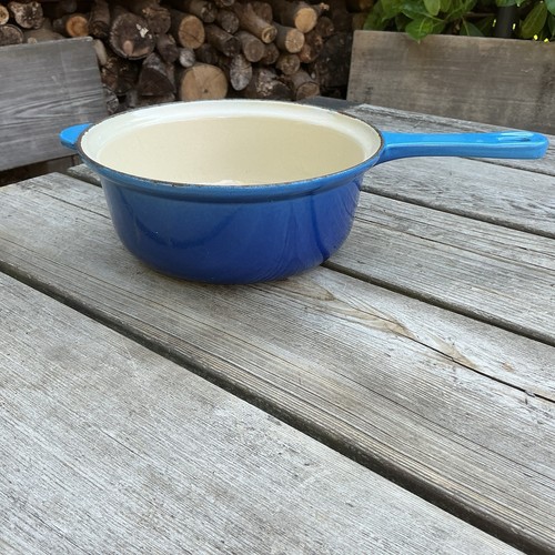 Vintage creuset blue cast - vintage,