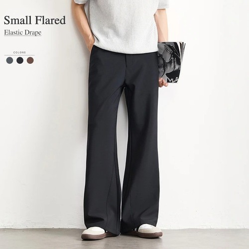 Men black flared suit - black,