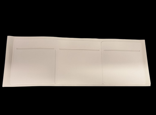 Triple plain white car parking - triple,