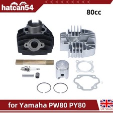 for Yamaha PW80 PY80 Cylinder Kit Top End Piston Barrel Gasket Head Rings 80cc