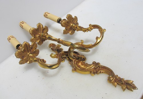 Vintage brass wall - vintage, light