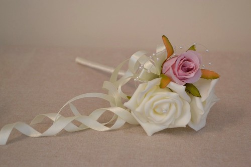 Ivory white rose flower - ,