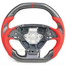 Flat Top Sport Steering Wheel Carbon Fiber For 2014+ Chevy Corvette C7 Z06 ZR1