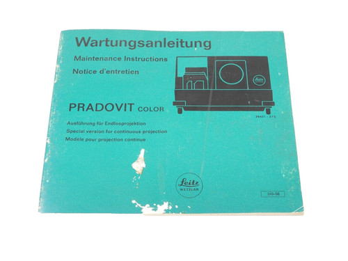 Leitz pradovit color slide - pradovit,