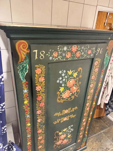 Beautiful antique painted - antique,