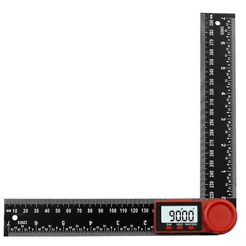Folding digital lcd protractor - folding,