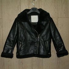 Matalan Girls Black Faux