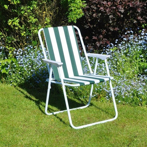 Folding camping deck chair - camping,