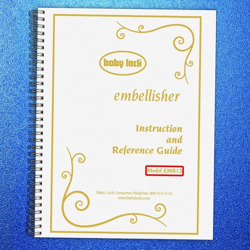 Baby lock embellisher emb12 - lock,