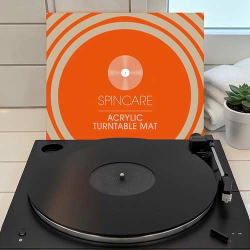 Spincare turntable mat - mat, black