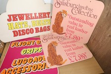 Vintage Shop Advert Signs