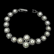 Sterling Silver Bracelet Pearl
