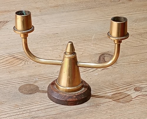 Modern heavy brass twin