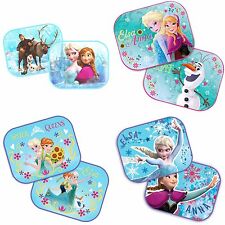 2 x Disney Princess Frozen Car Sun Shade UV Baby Children Kids Window Visor