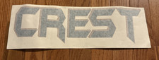 Crest Boats Logo Decal Die Cut