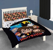 Kids Harry Potter Style Duvet Cover Set Double Bedding Pillowcases Soft UK Sizes